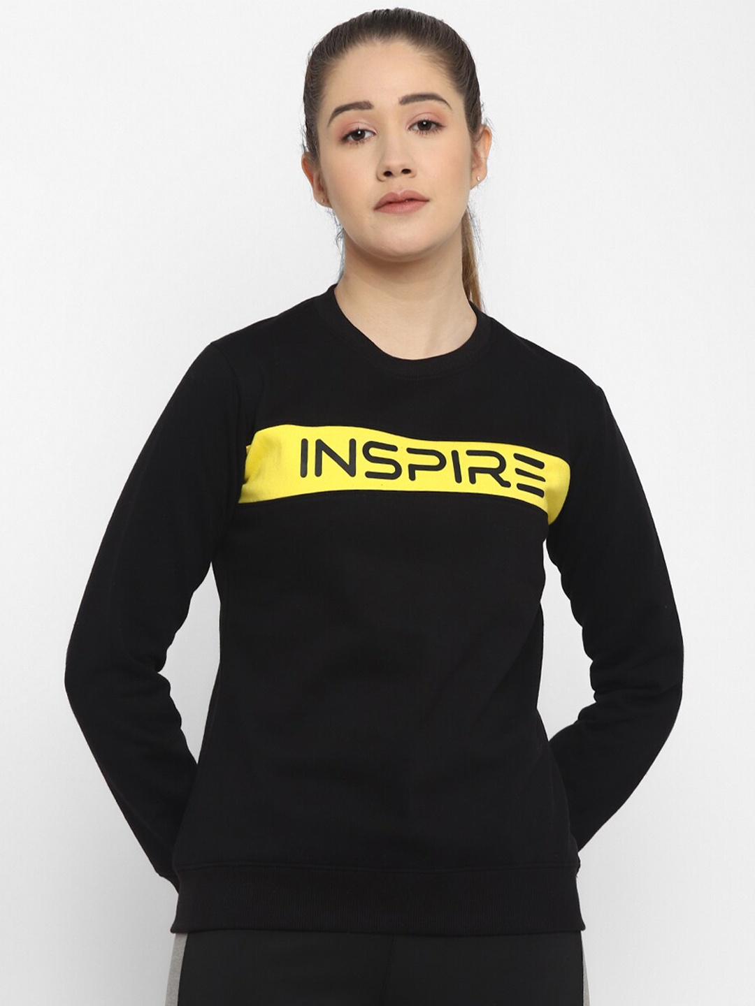 

OFF LIMITS Women Black Printed Sweatshirt