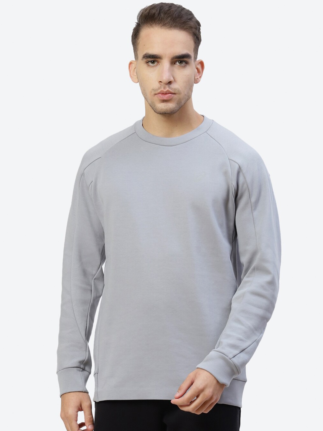 

ASICS Men Grey Sweatshirt M MOBILITY KNIT CREW