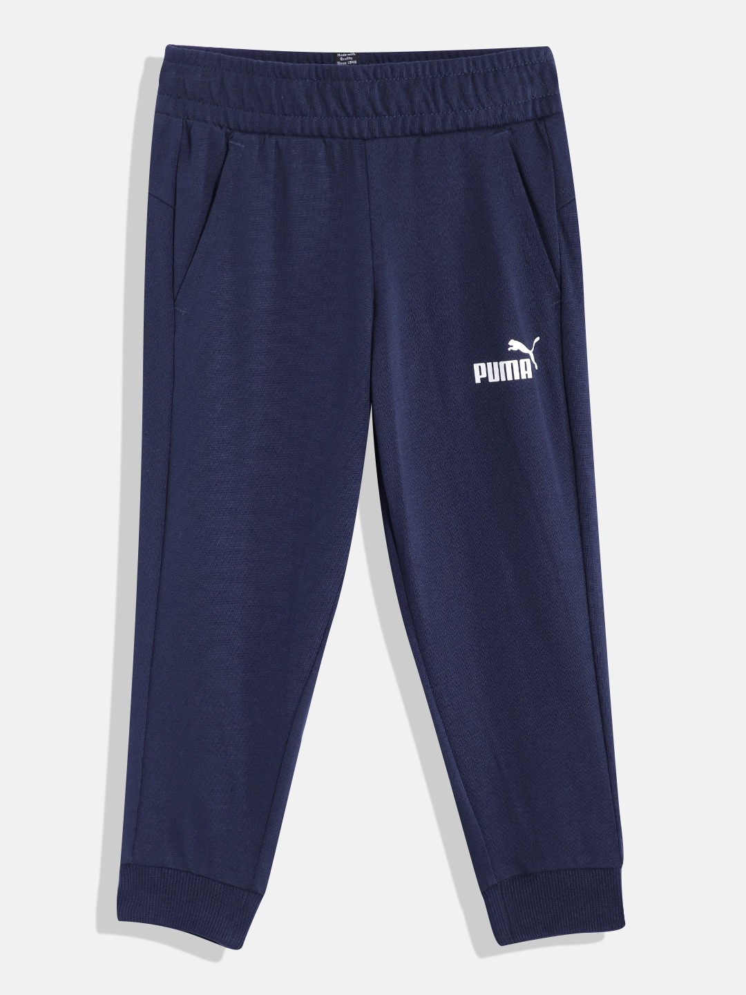 

Puma Boys Pure Cotton Joggers, Navy blue