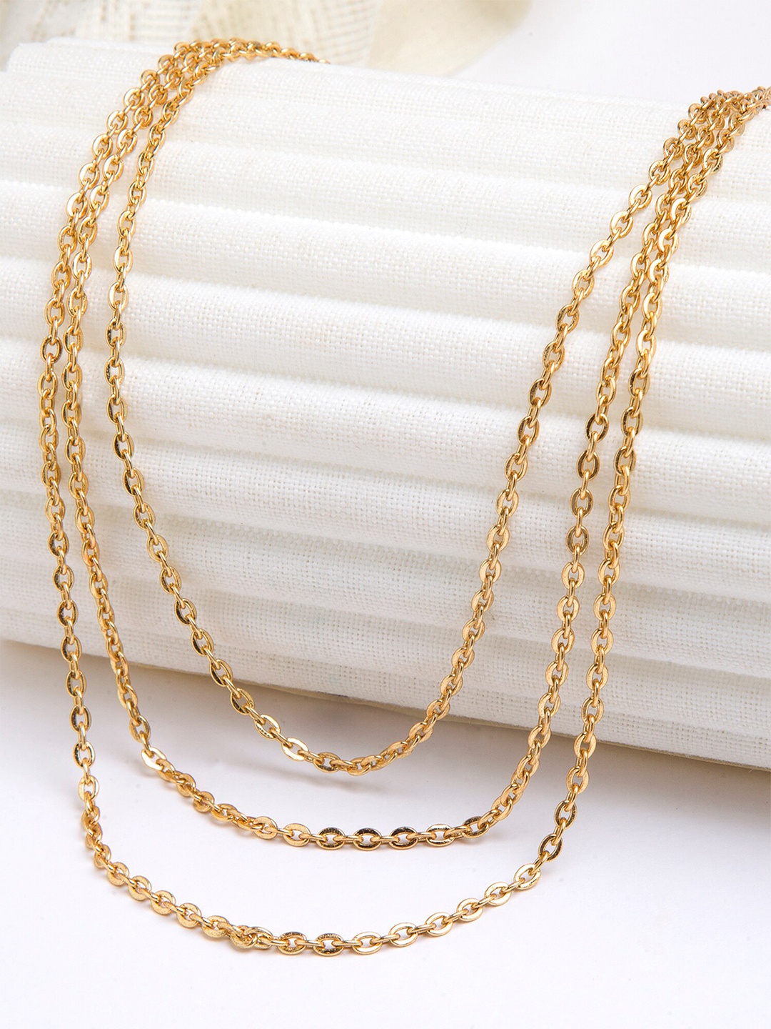 

KARATCART Gold-Plated Layered Chain