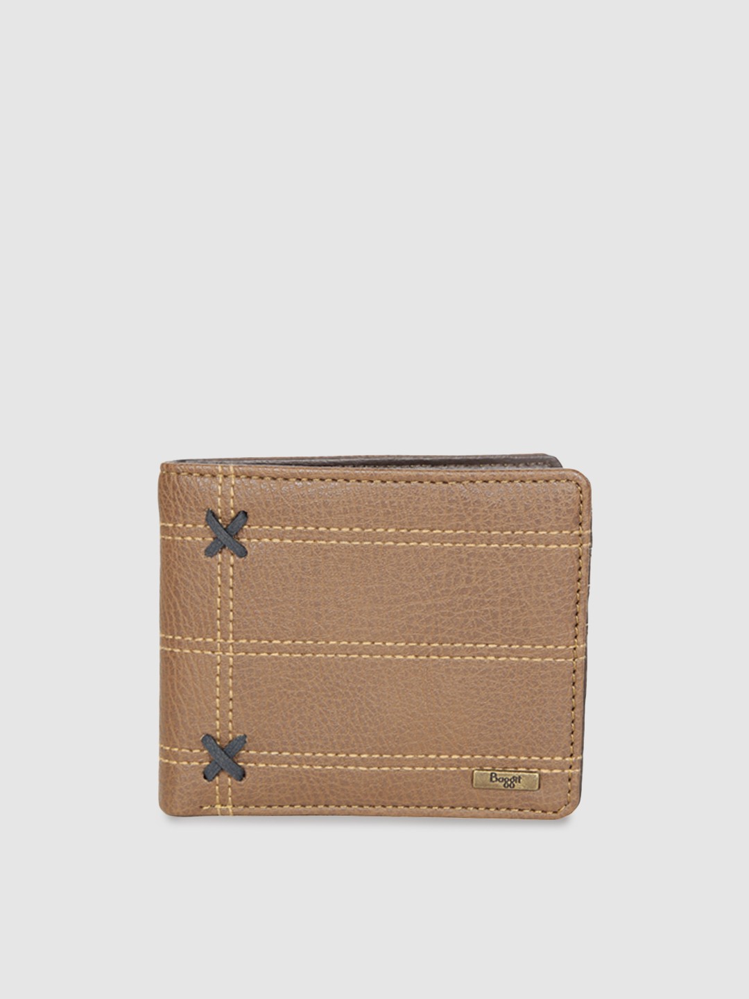 

Baggit Women Brown Woven Design Lace Two Fold Wallet
