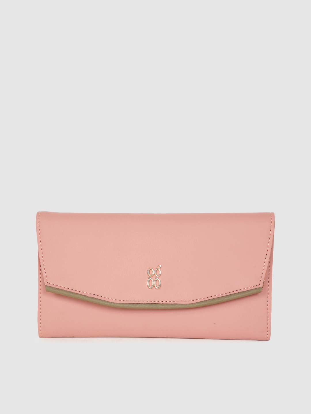 

Baggit Women Pink Solid LWXE ANTHONY Two Fold Wallet