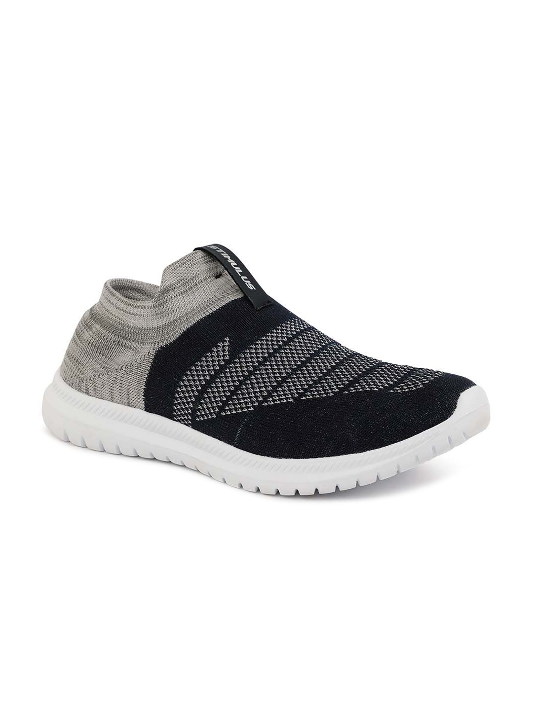 

Paragon Men Blue Woven Design Slip-On Sneakers