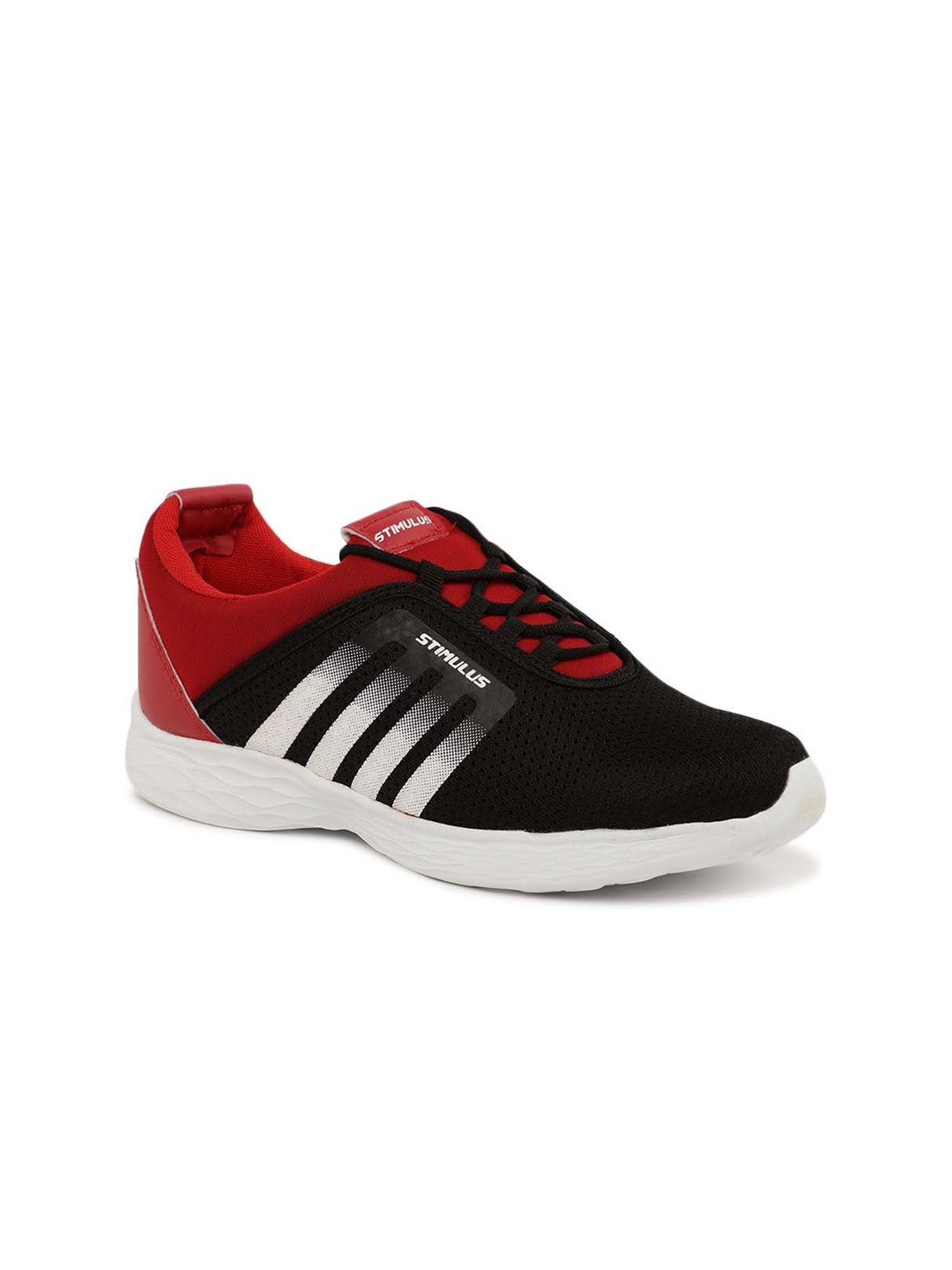 

Paragon Men Black Woven Design Sneakers