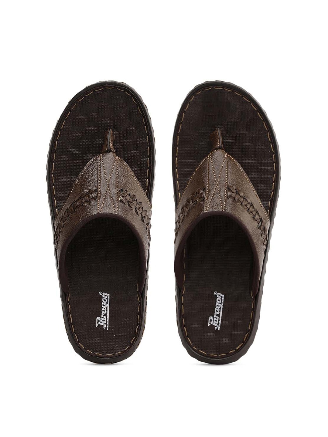 

Paragon Men Vertex Plus Brown Slip-on Flip Flops