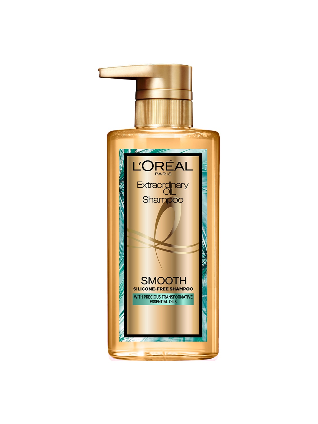 

LOreal Paris Extraordinary Oil Smooth Shampoo for Smooth & Straight Frizz-Free Hair 440ml, Gold