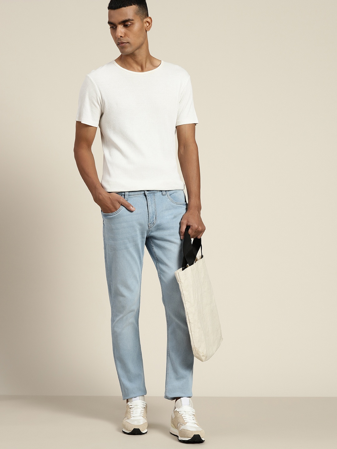 

ether Men Blue Skinny Fit Stretchable Jeans