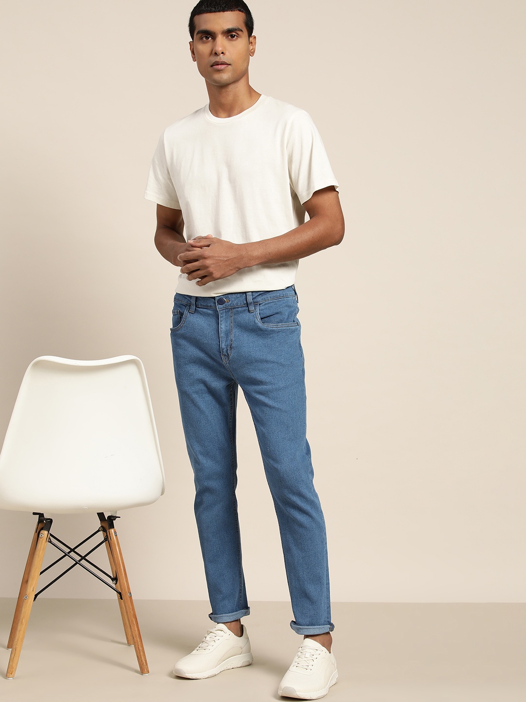 

ether Men Blue Skinny Fit Stretchable Jeans