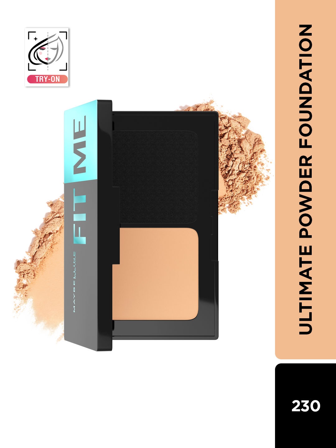 

Maybelline New York Fit Me SPF 44 Ultimate Powder Foundation - Shade 230, Beige