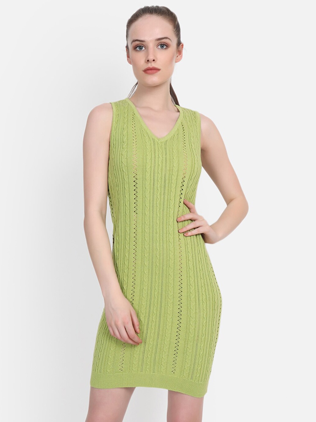 

JoE Hazel Green Sheath Dress