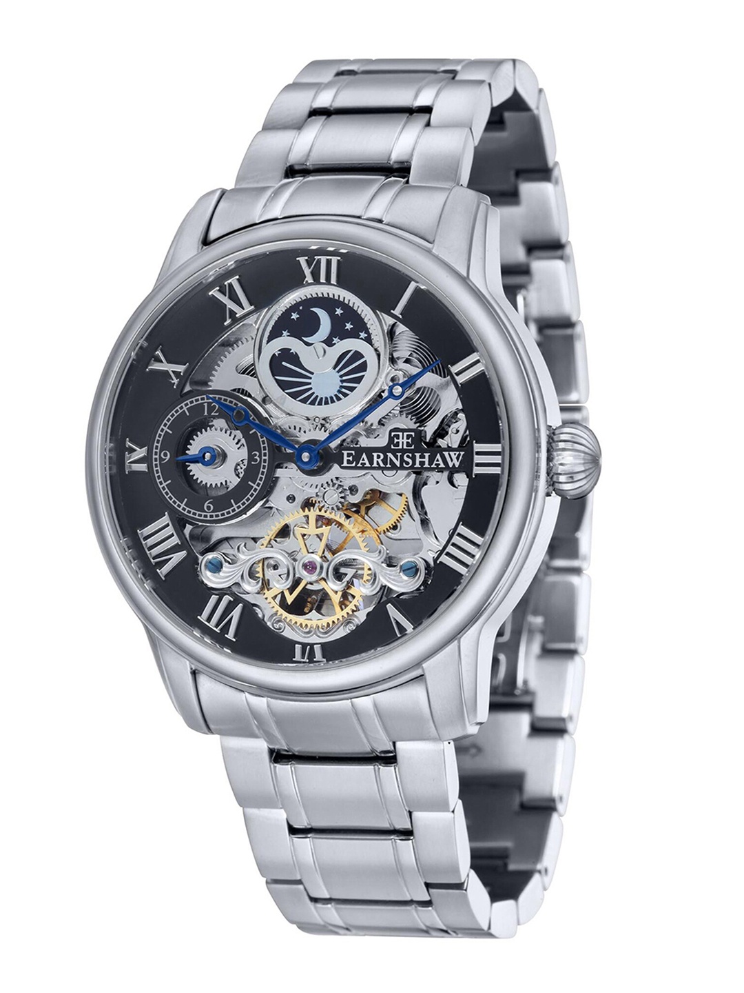 

EARNSHAW Men Grey Dial Bracelet Style Straps Analogue Multi Function Watch ES-8006-11