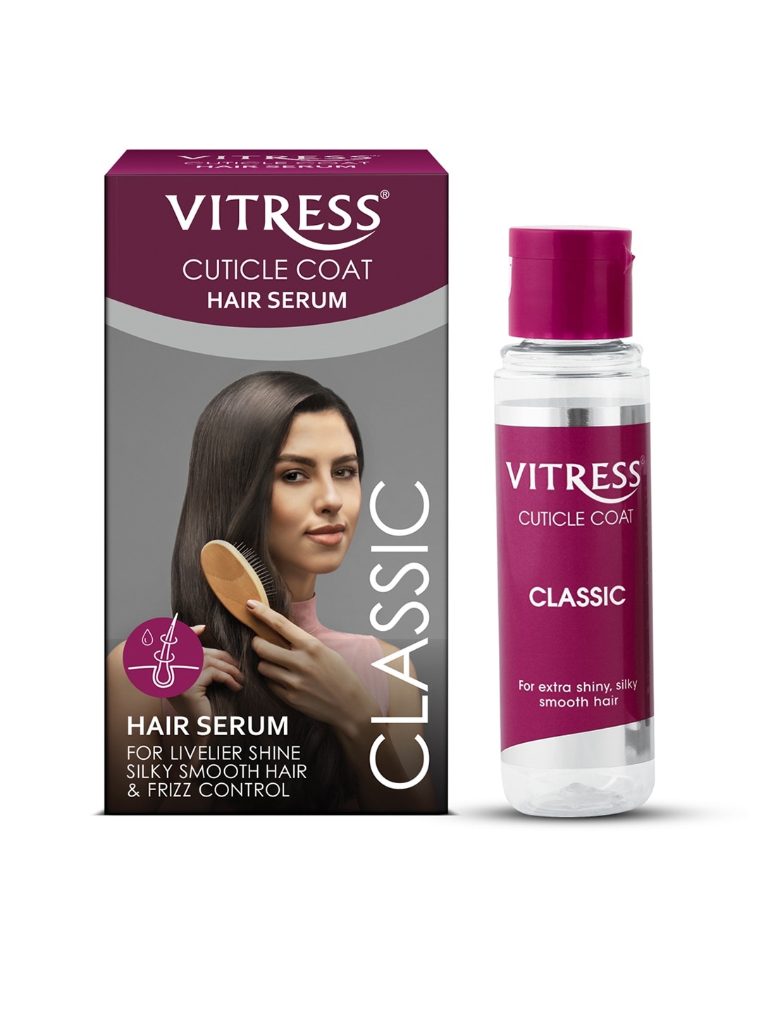 

Vitress Cuticle Coat Classic Hair Serum - 50 ml, Transparent