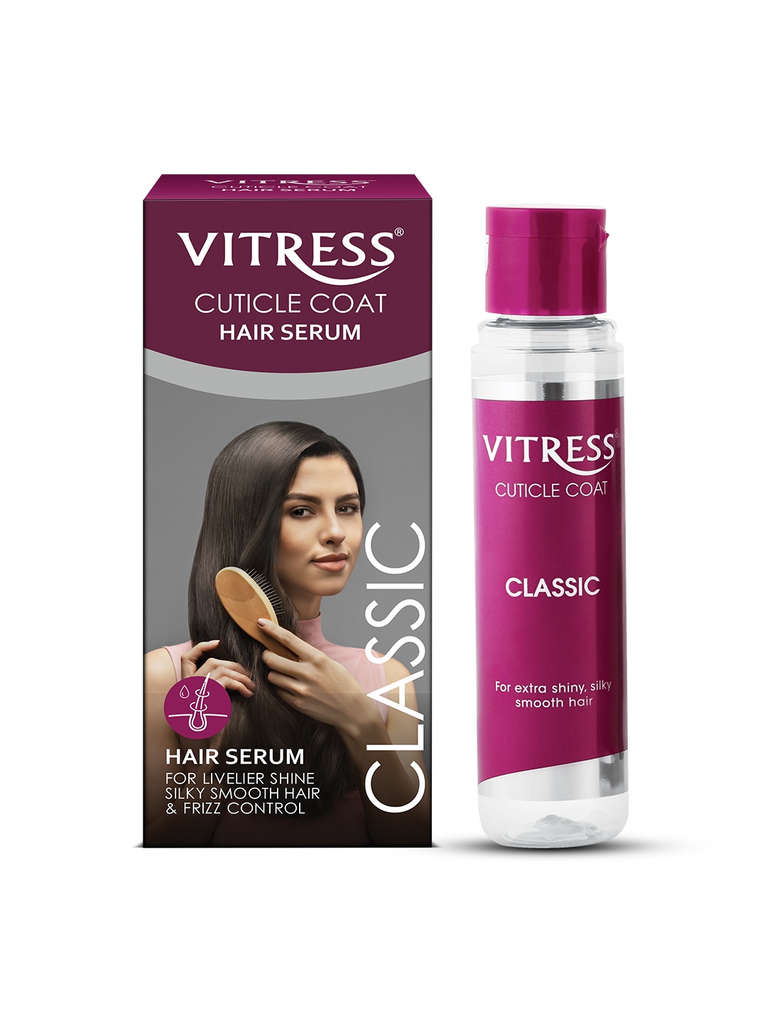 

Vitress Cuticle Coat Classic Hair Serum - 100 ml, Transparent