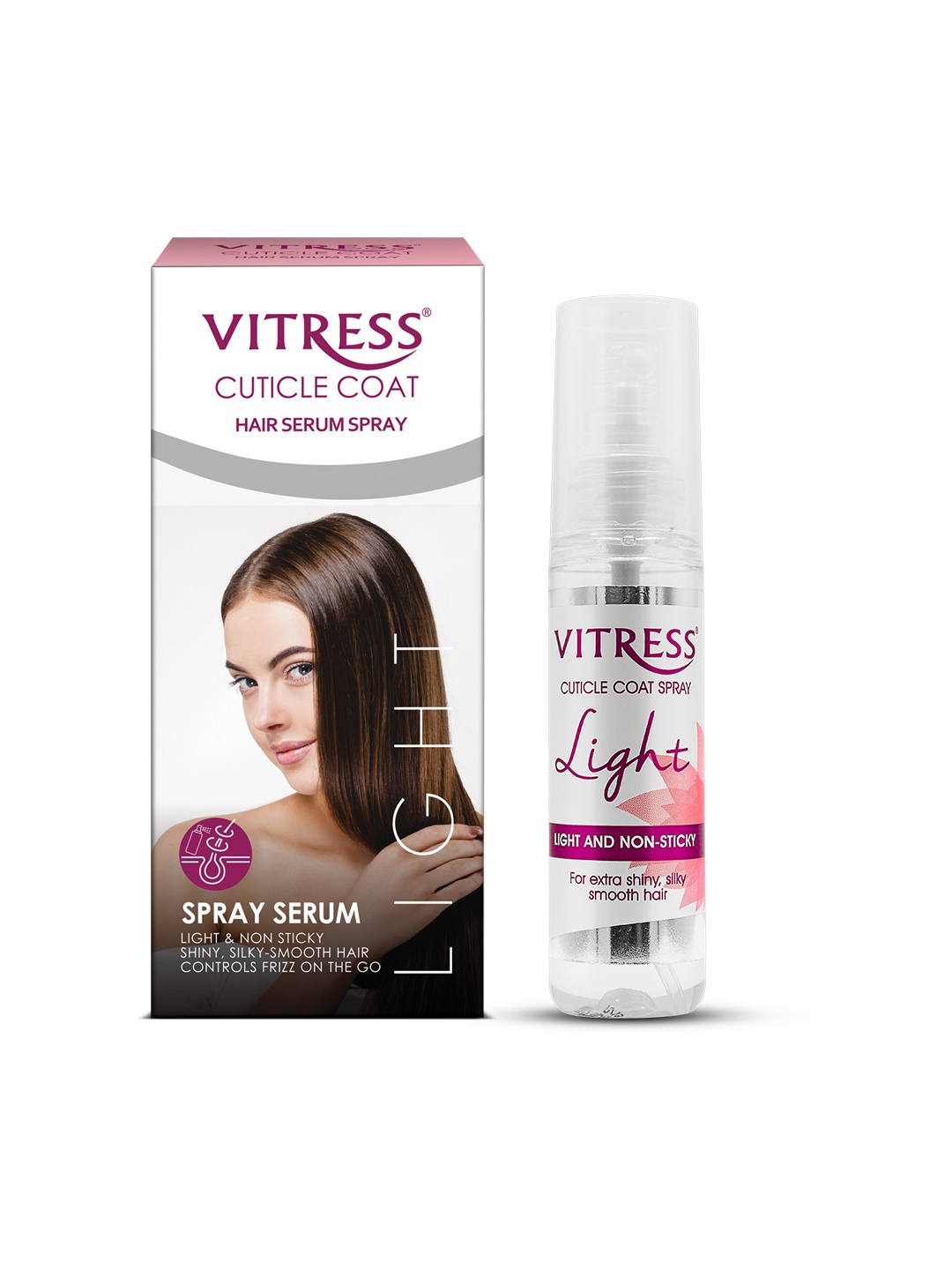 

Vitress Cuticle Coat Light Hair Serum Spray - 50 ml, Transparent