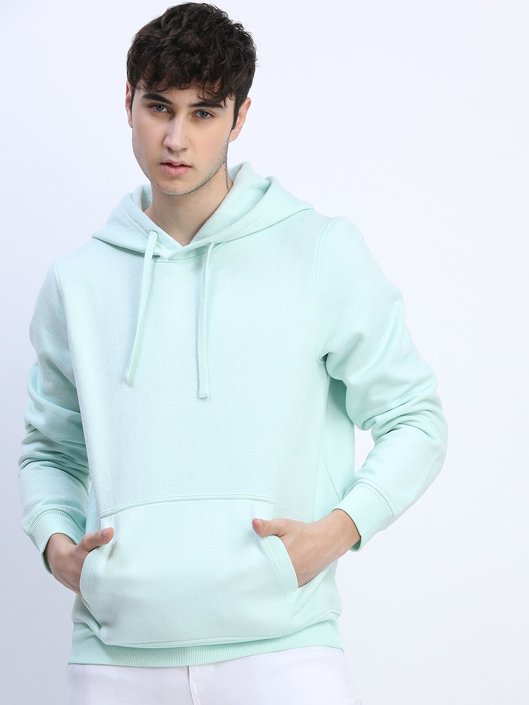 

HIGHLANDER Men Blue Hooded Sweatshirt