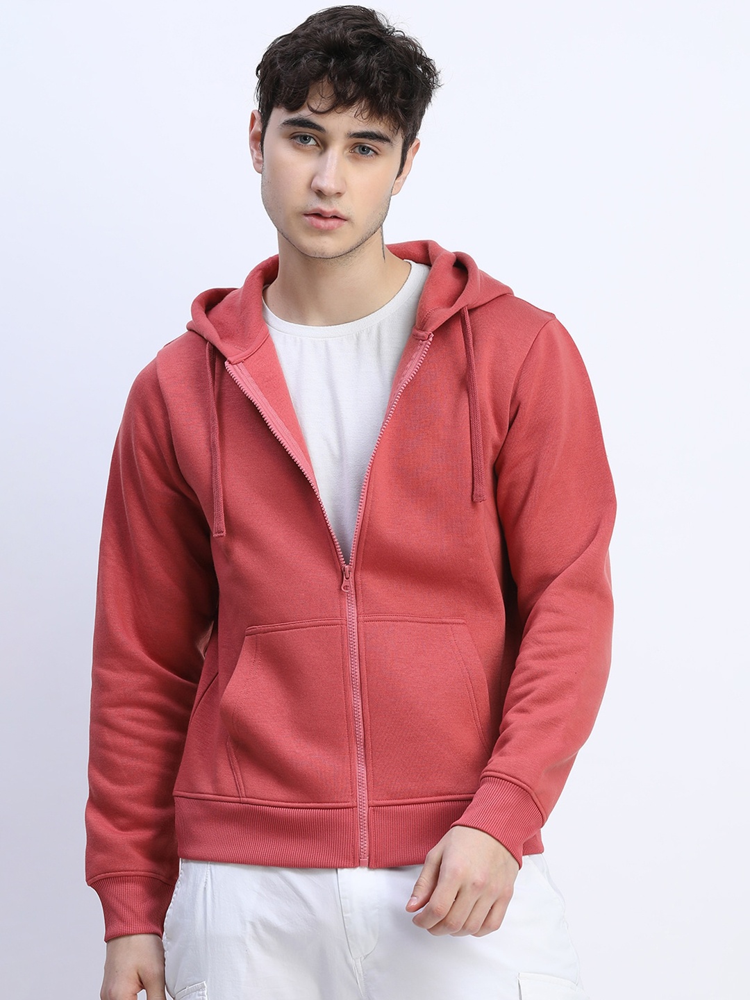 

HIGHLANDER Men Red Hooded Sweatshirt