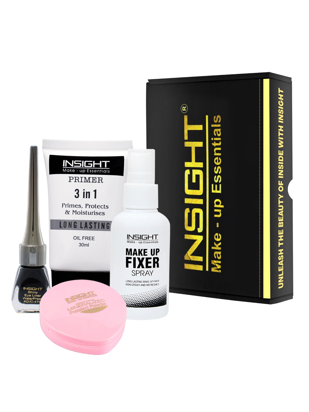 

INSIGHT 4 Pcs Makeup Kit & Cosmetics Pouch, Multi
