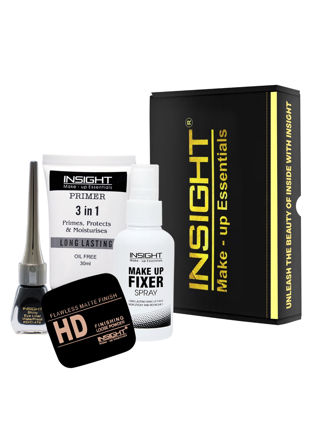 

INSIGHT 4 Pcs Makeup Kit & Cosmetics Pouch, Multi
