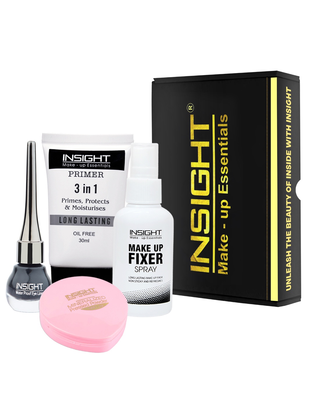 

INSIGHT 4 Pcs Makeup Kit & Cosmetics Pouch, Multi
