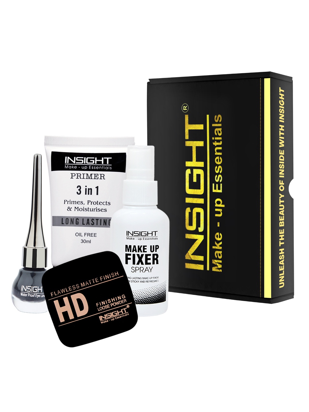 

INSIGHT 4 Pcs Makeup Kit & Cosmetics Pouch, Multi