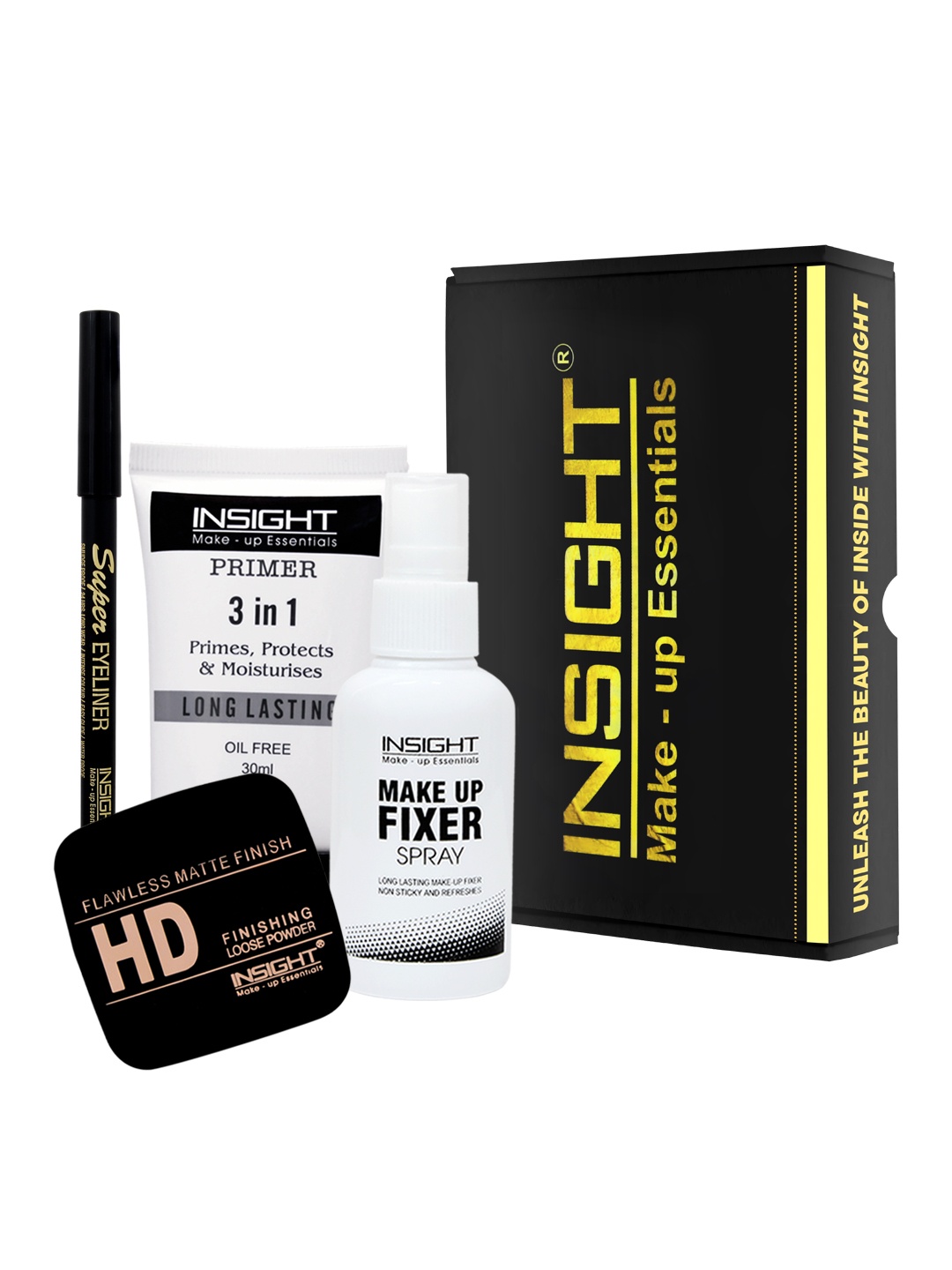

INSIGHT 4 Pcs Makeup Kit & Cosmetics Pouch, Multi