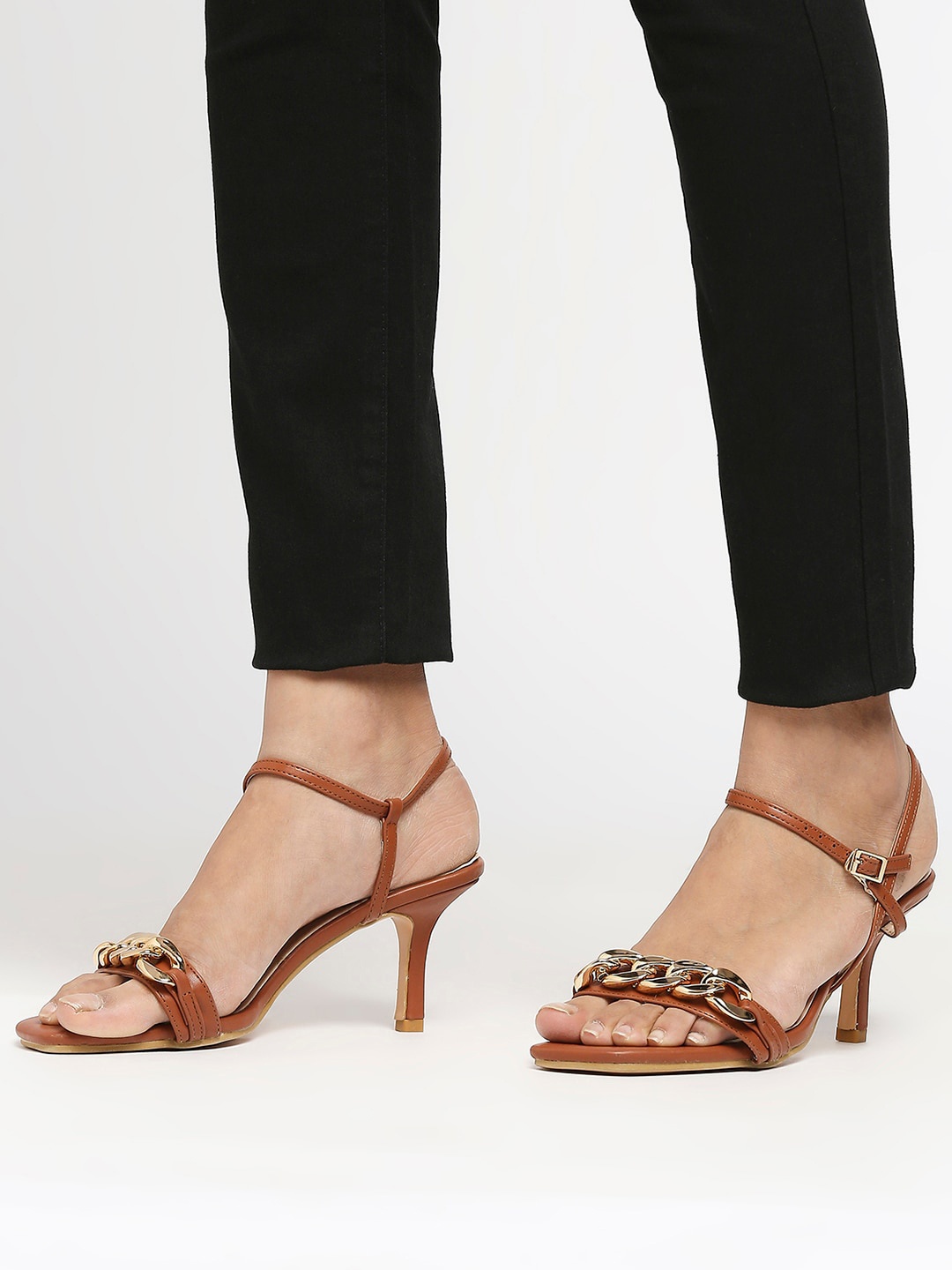 

20Dresses Tan Embellished Party Sandals