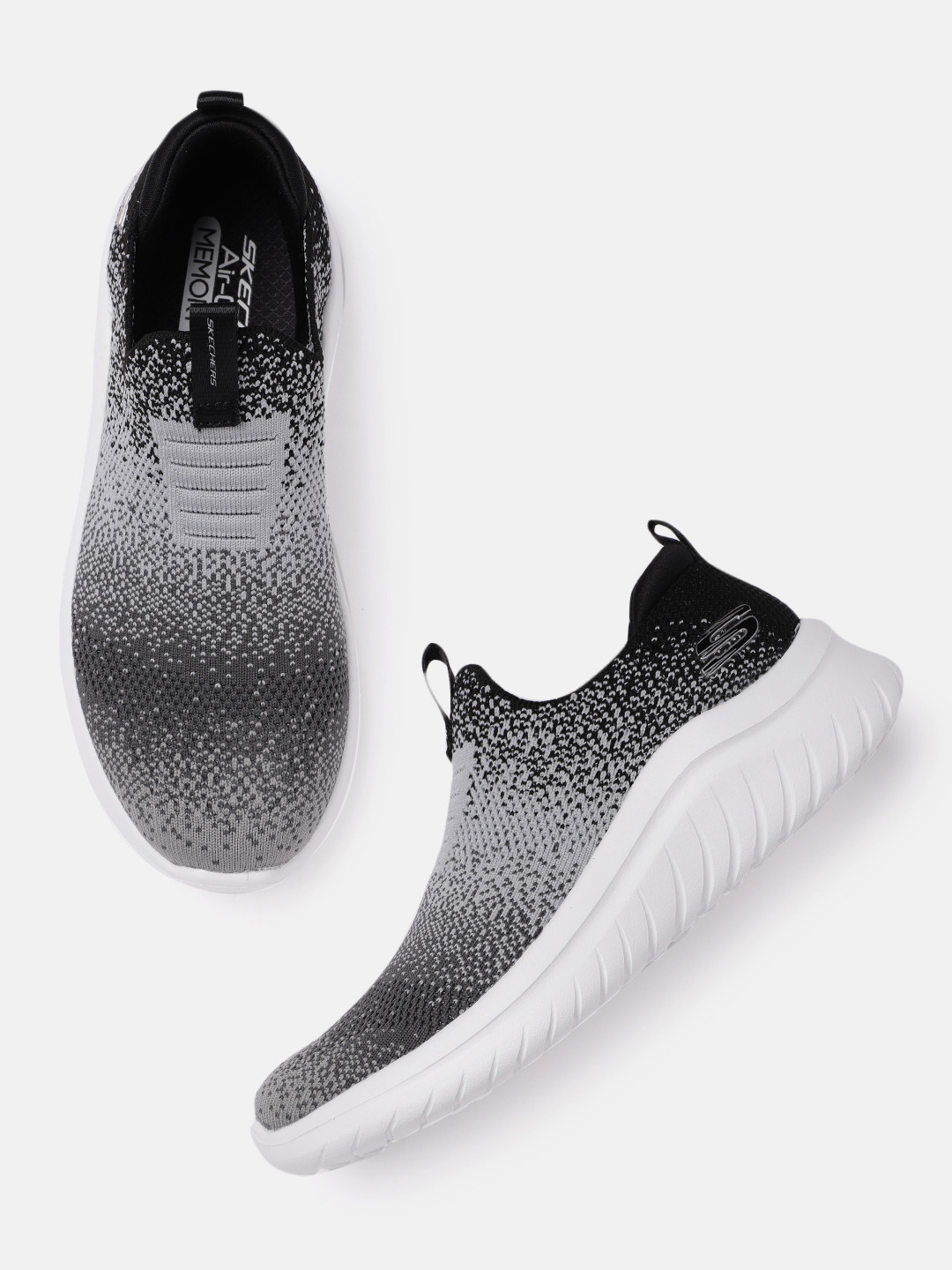 

Skechers Boys Grey & Black Textured Ultra Flex 2.0 Spektron Regular Sneakers