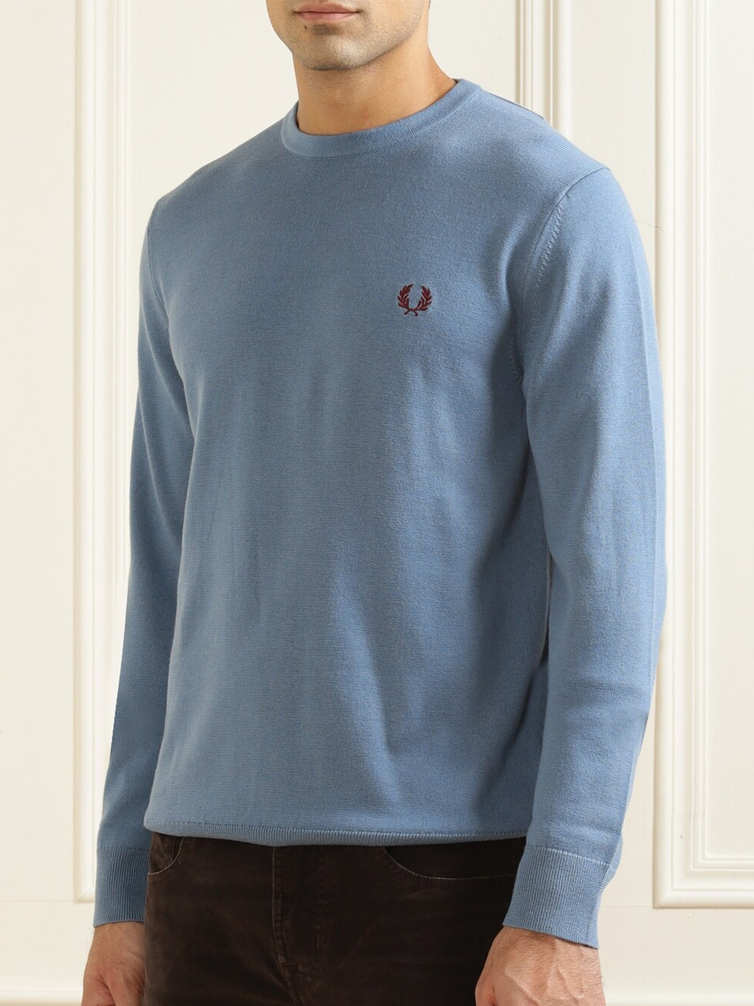 

Fred Perry Men Blue Sweatshirt