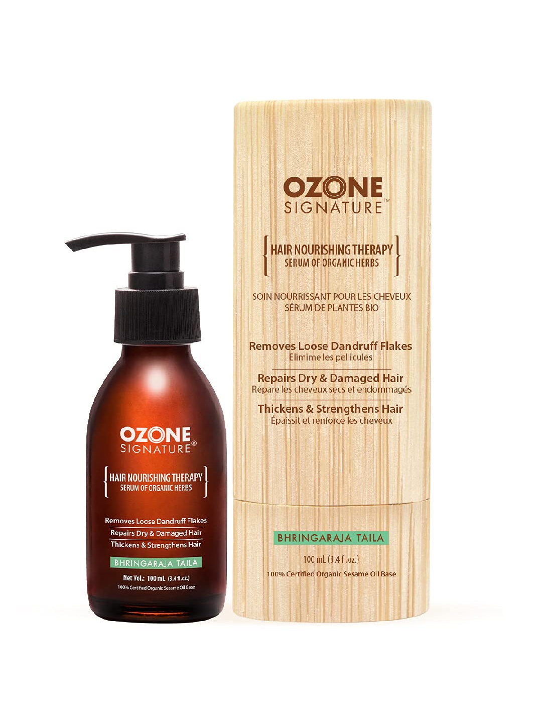 

OZONE SIGNATURE Bhringraja Hair Oil 100ml, Yellow