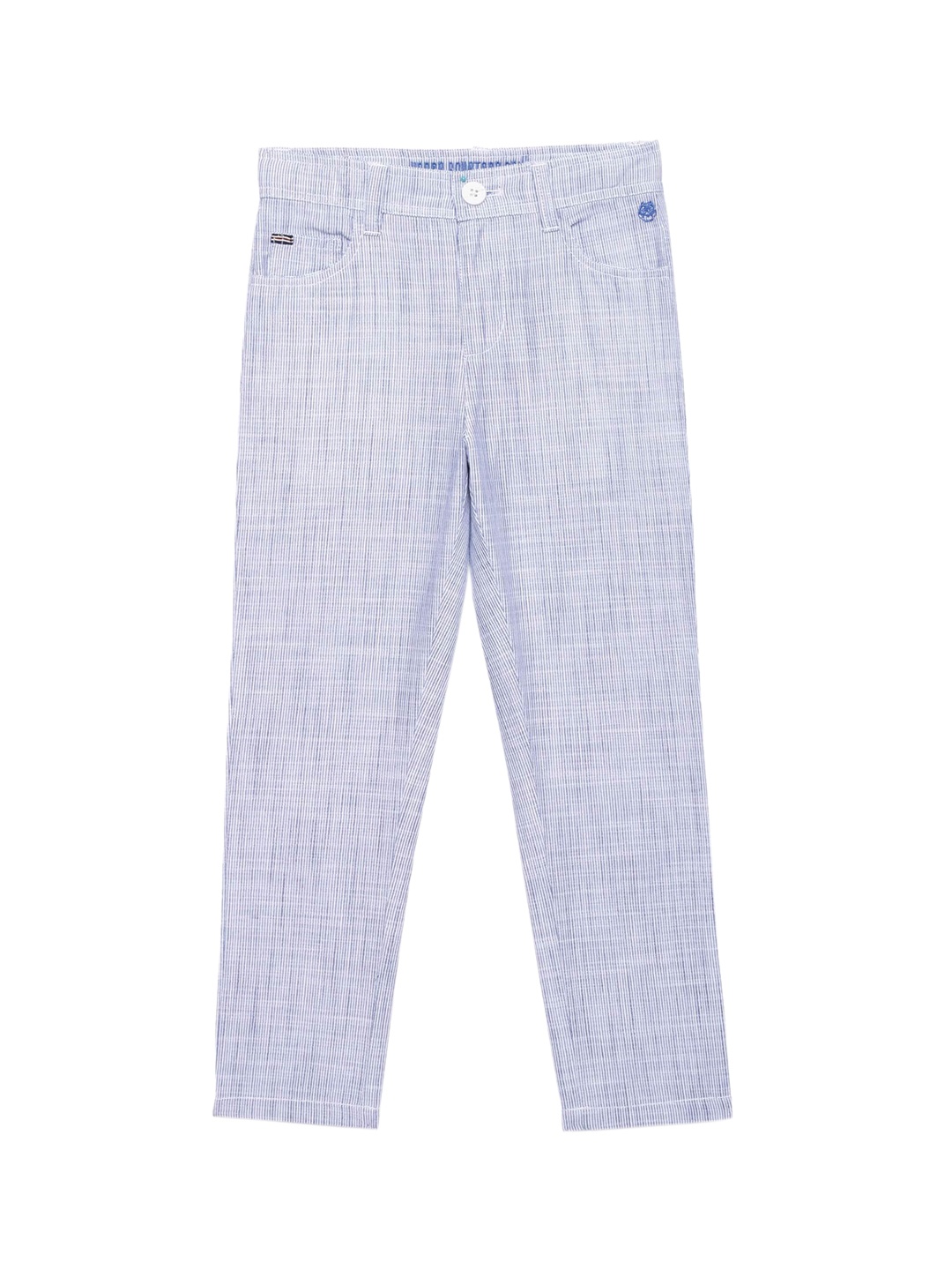 

UNDER FOURTEEN ONLY Boys Blue Trousers