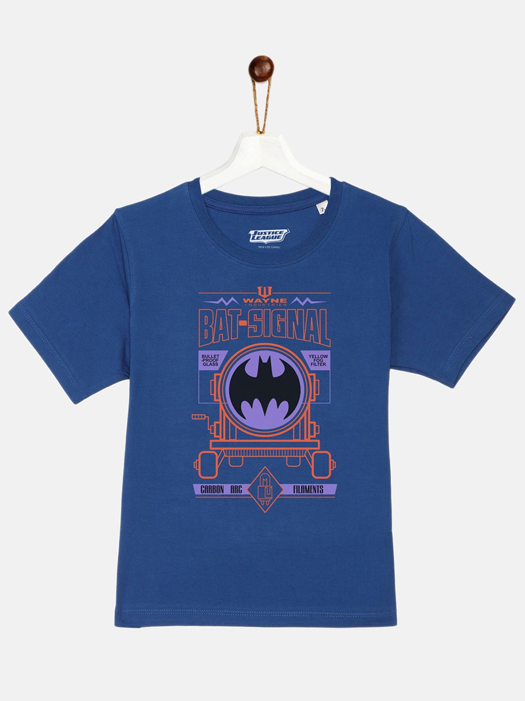 

YK Justice League Boys Blue Batman Pure Cotton T-shirt