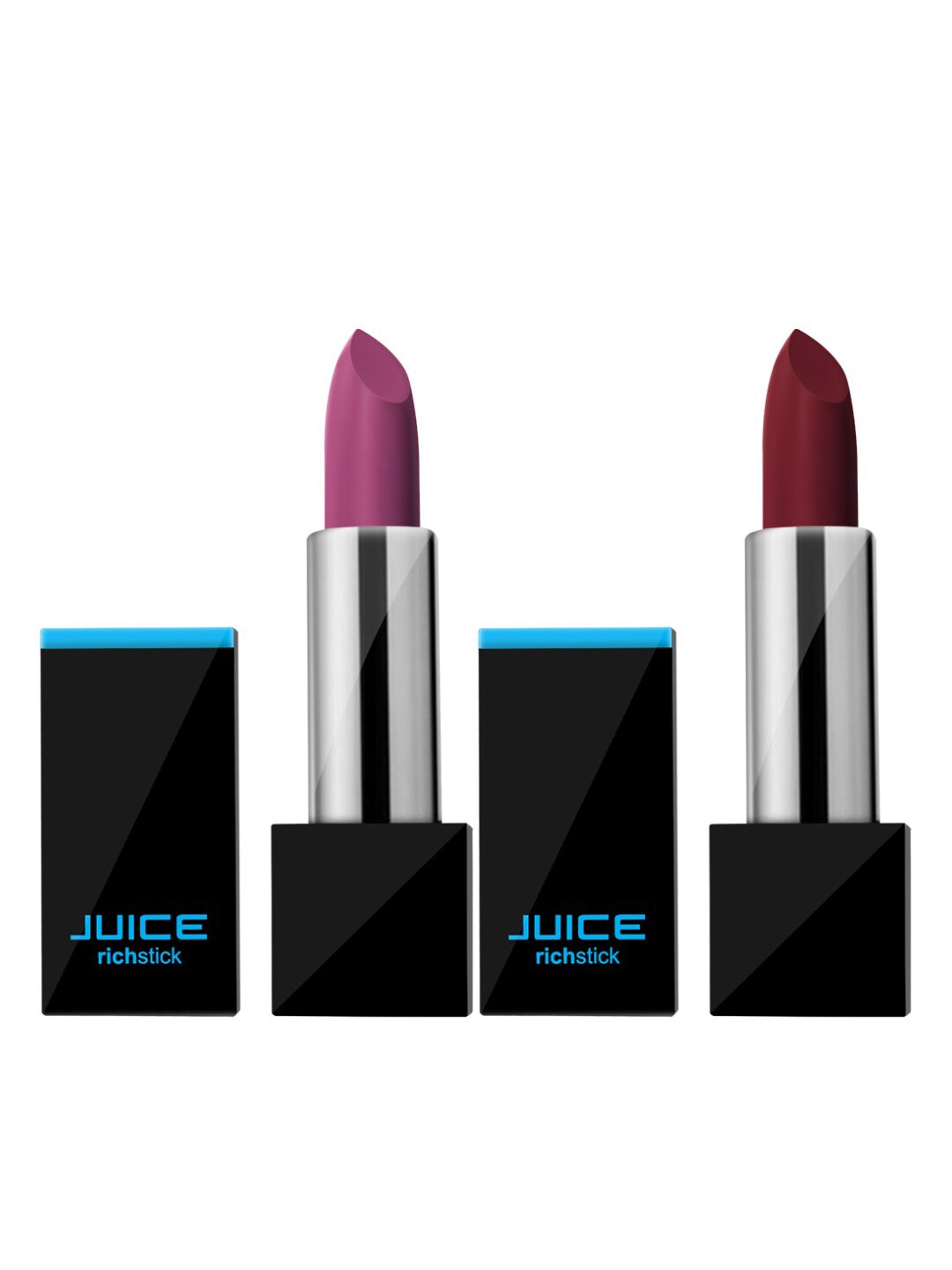 

JUICE Set of 2 Richstick Lipsticks- Moroccan Rose M-23 & Miss Mauve M-98, Maroon