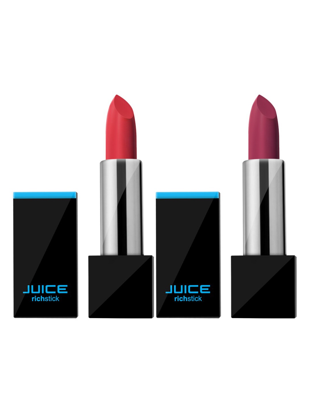 

JUICE Set of 2 Richstick Lipsticks- Rose Wine M-5 & Vibrant Orange M-61