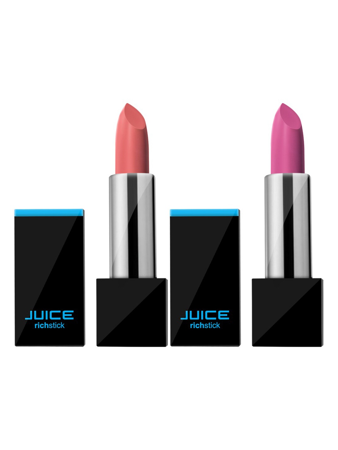 

JUICE Set of 2 Richstick Lipsticks- Angel Nude M-90 & Pure Zen M-95, Pink