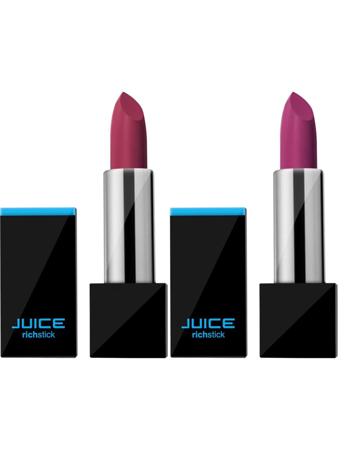 

JUICE Set of 2 Richstick Lipsticks- Rose Wine M-5 & Enduring Berry M-6, Pink