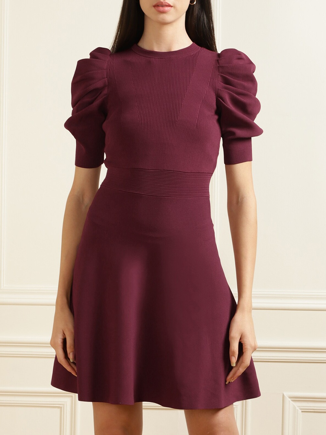 

Ted Baker Burgundy Midi Dress