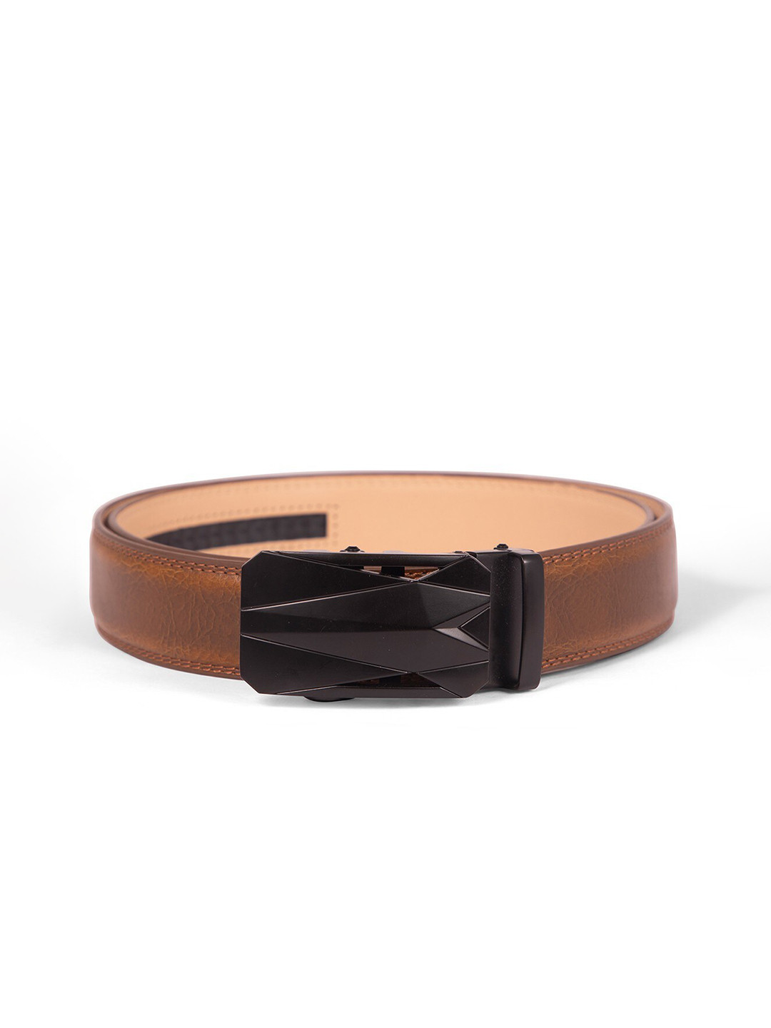 

BANGE Men Brown Leather Belt