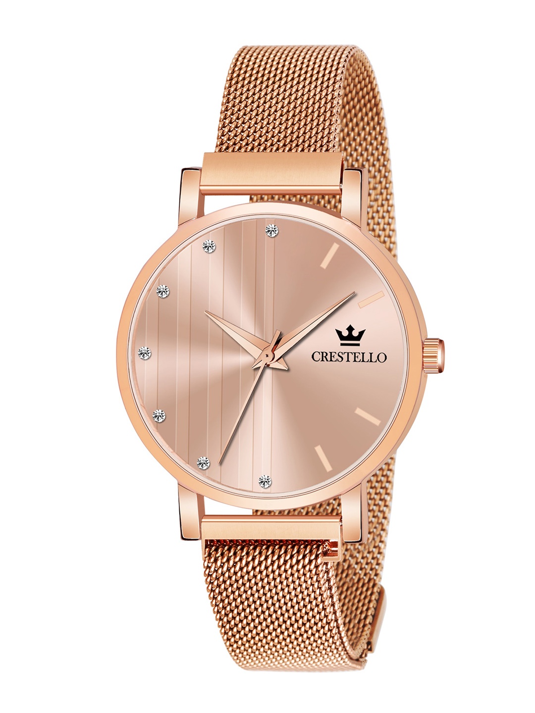 

CRESTELLO Women Pink Bracelet Style Straps Analogue Watch CR-RG103PNK-RGCH