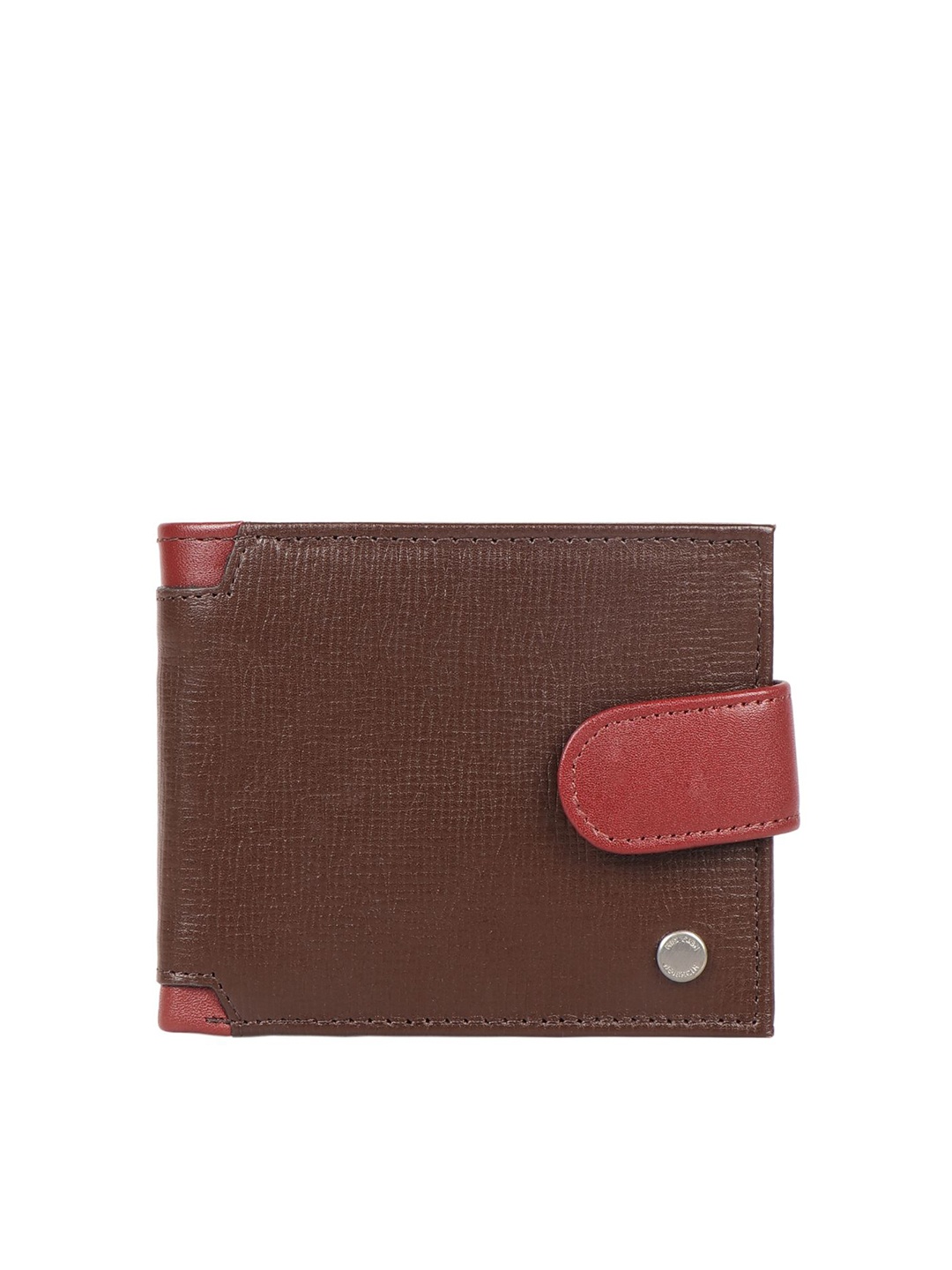 

Hidesign Men Brown Leather Two Fold Wallet