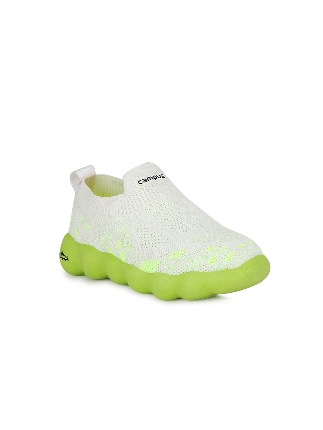 

Campus Kids Off White Mesh Running Shoes