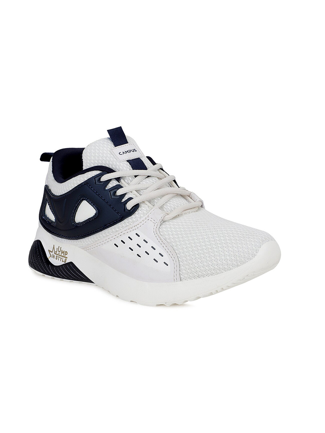 

Campus Unisex Kids Off White Mesh Running Shoes