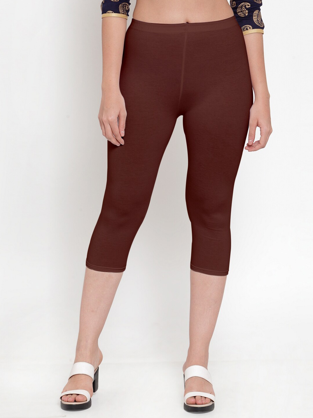 

GRACIT Women Brown Capris