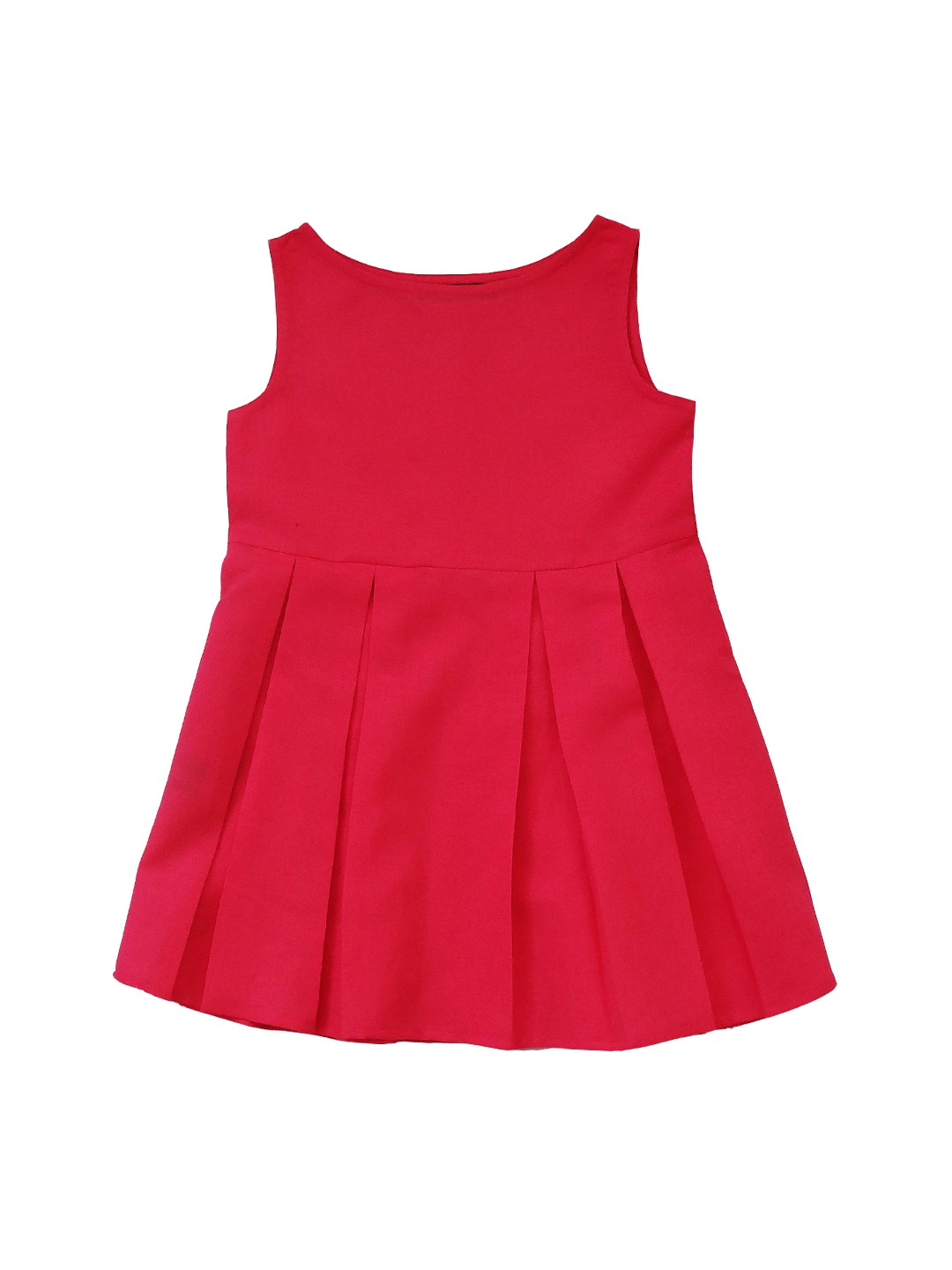 

IDK Girls Magenta Solid A-Line Dress