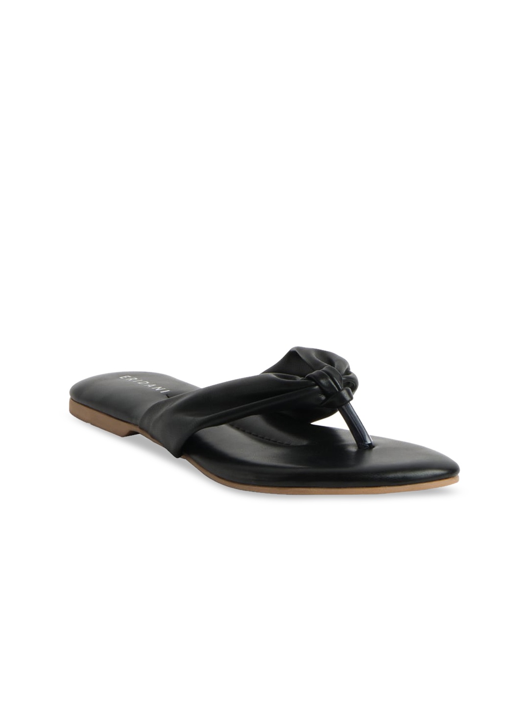 

ERIDANI Women Black Ballerinas with Bows Flats