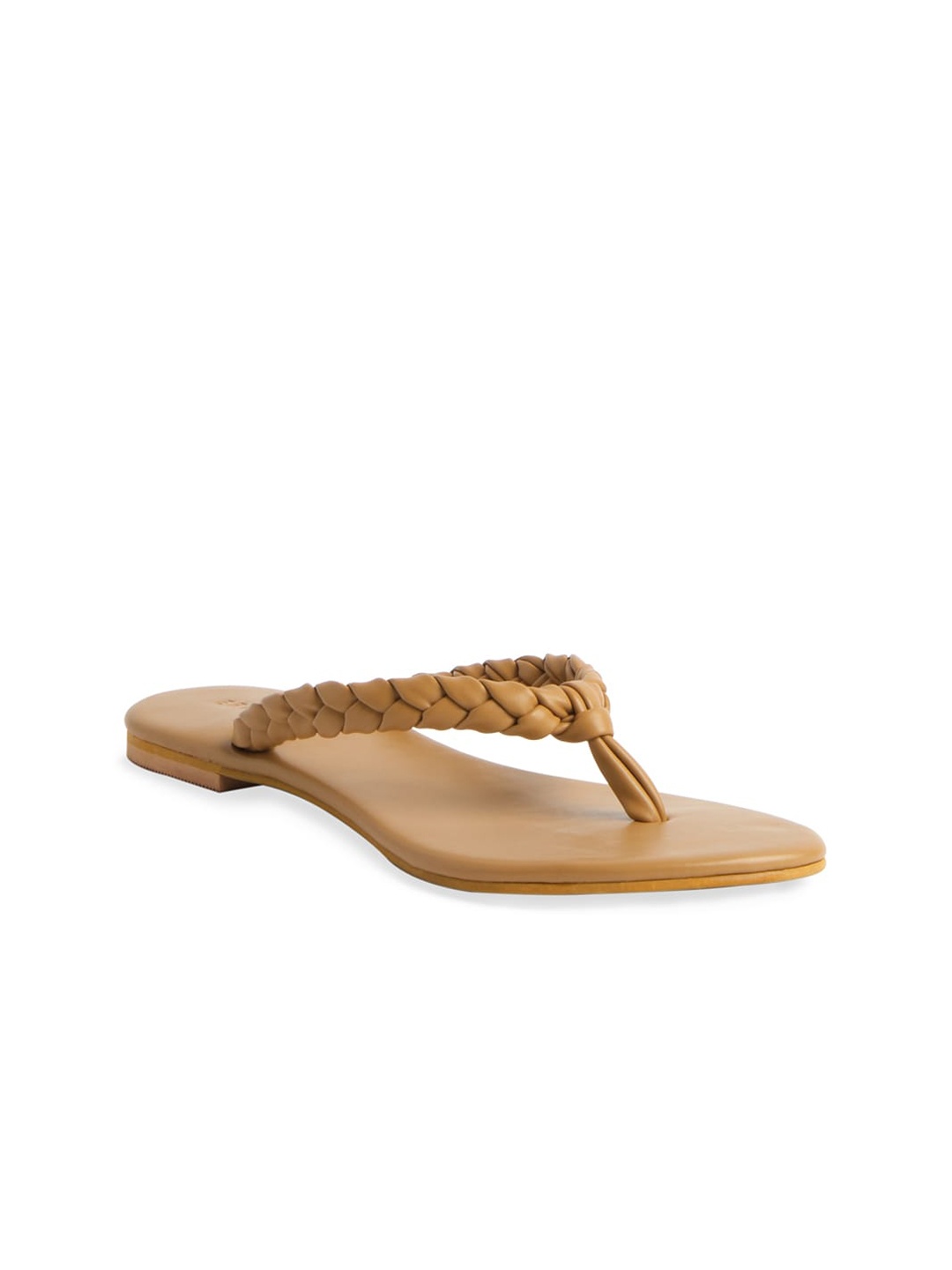 

ERIDANI Women Beige Open Toe Flats