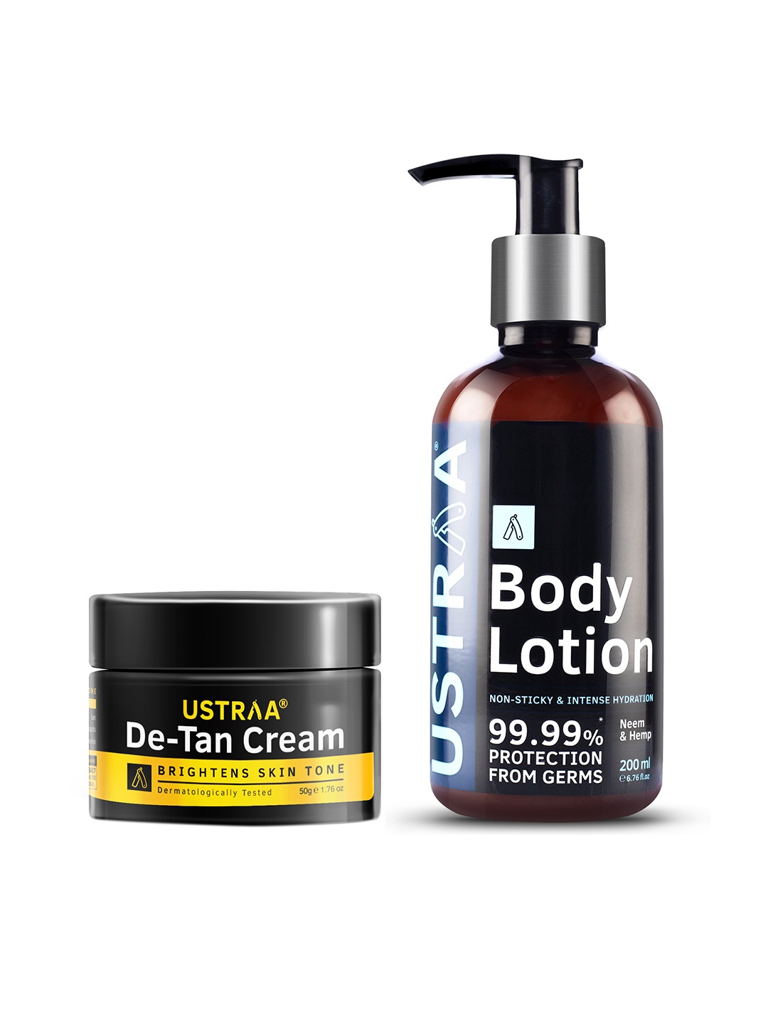 

Ustraa Body Lotion & De-tan Cream, Black