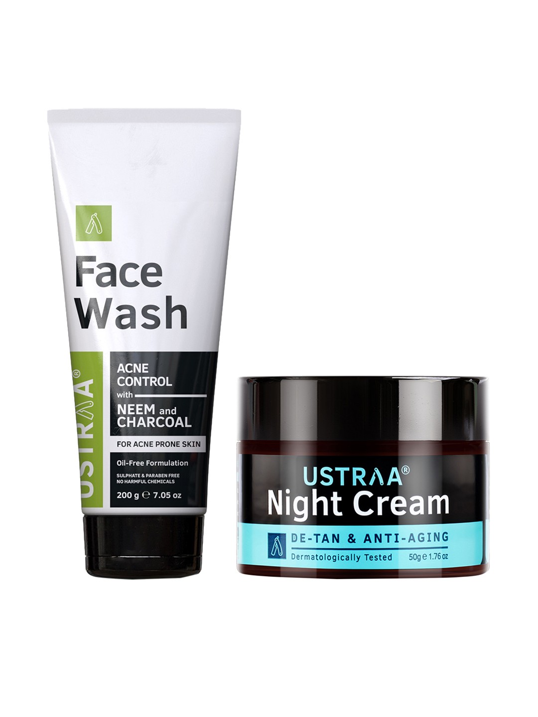 

Ustraa Mens Combo of Face wash & Night Cream, 200 gm, Green