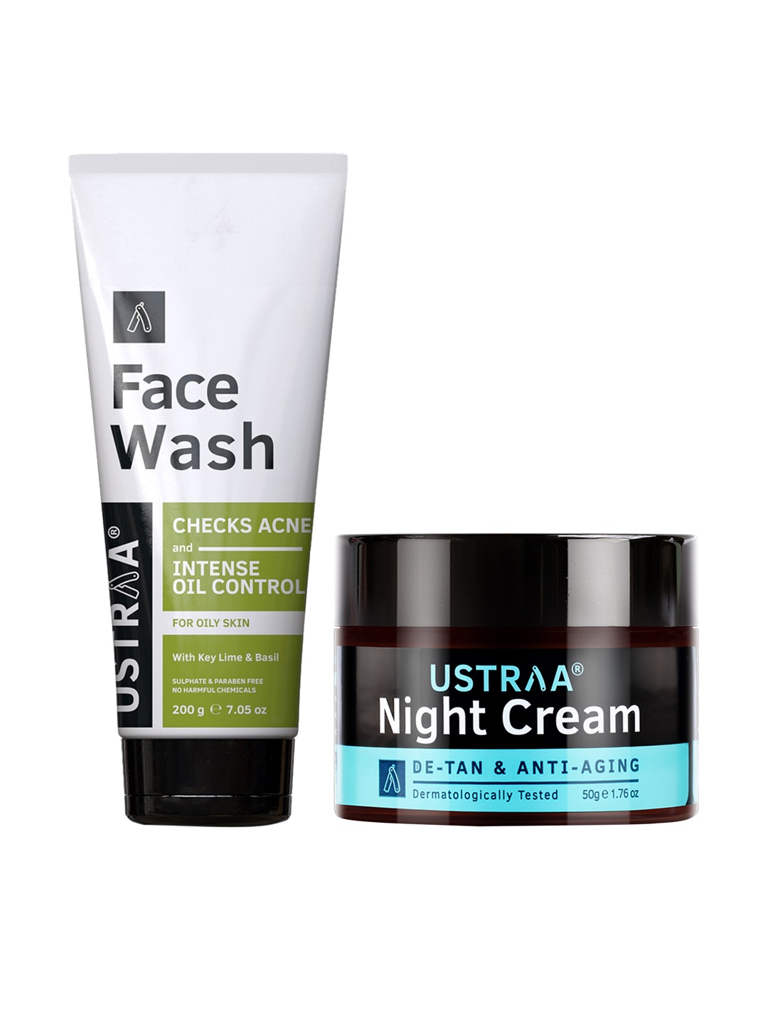 

Ustraa Face Wash & Night Cream, Green