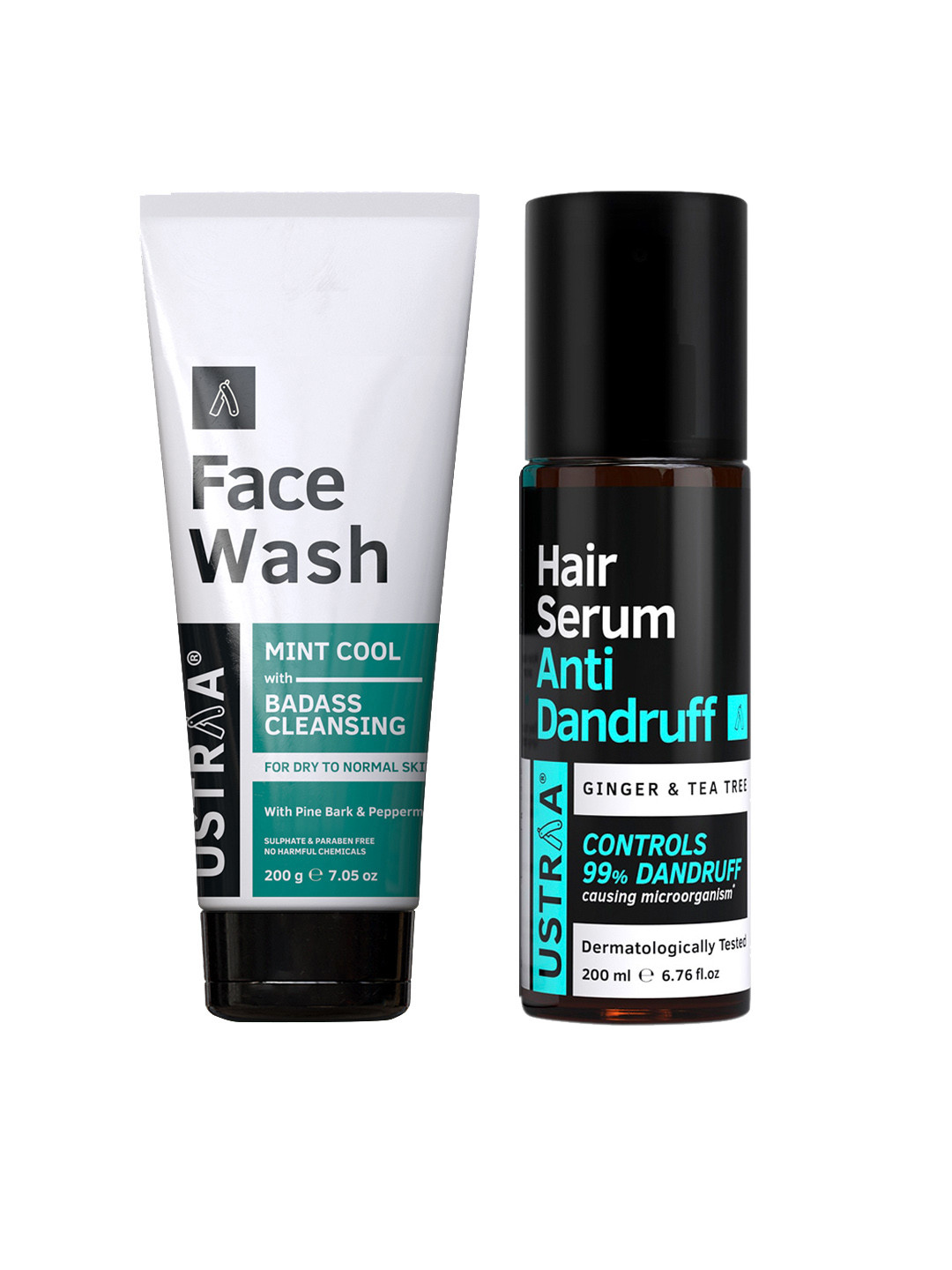

Ustraa Face Wash & Hair Serum, Blue