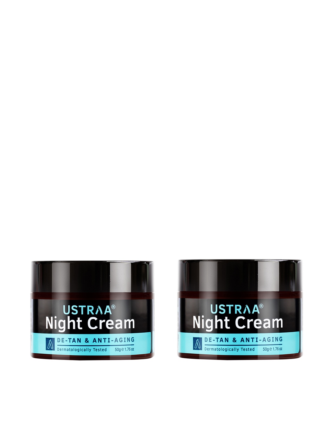 

Ustraa Set of 2 Night Creams, Black